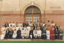 President R. Venkataraman with the Padma Awardees at Rashtrapati Bhavan