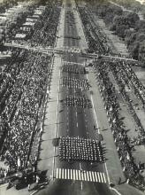 Aerial view of the Republic Day Parade