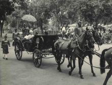 President Dr. Radhakrishnan in the State Coach