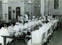 Swearing in ceremony of 1957 at Rashtrapati Bhavan