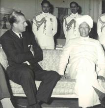 President Dr. Radhakrishnan with the Duke of Edinburgh at Rashtrapati Bhavan