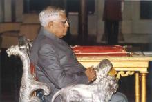 President R. Venkataraman at Rashtrapati Bhavan